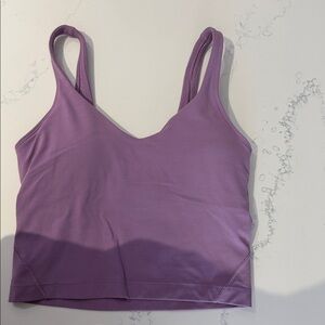 Lululemon Lavender Purple Align Tank Top Women's Size 2 Activewear